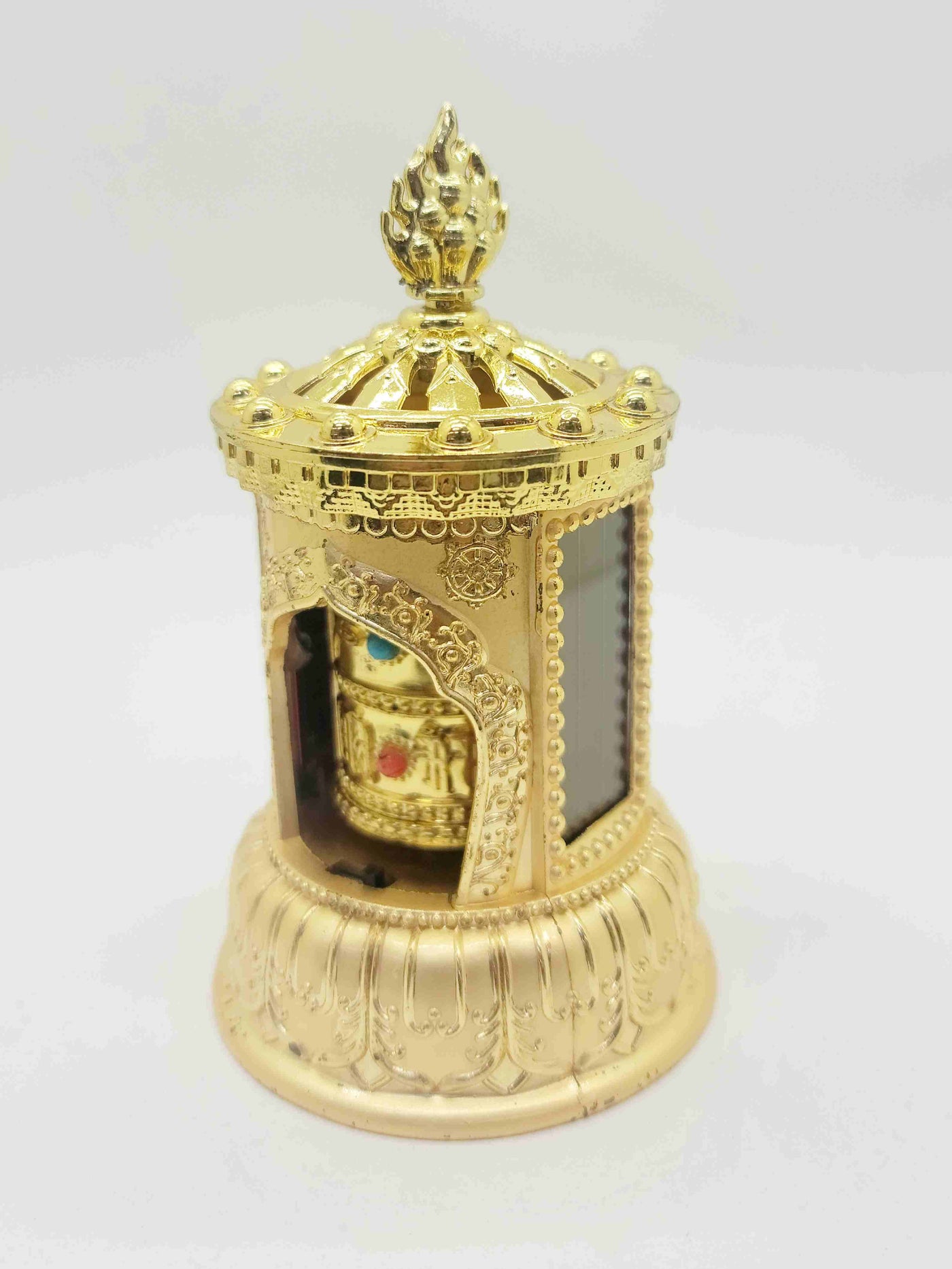 Battery Operated Prayer Wheel with Mantra Audio