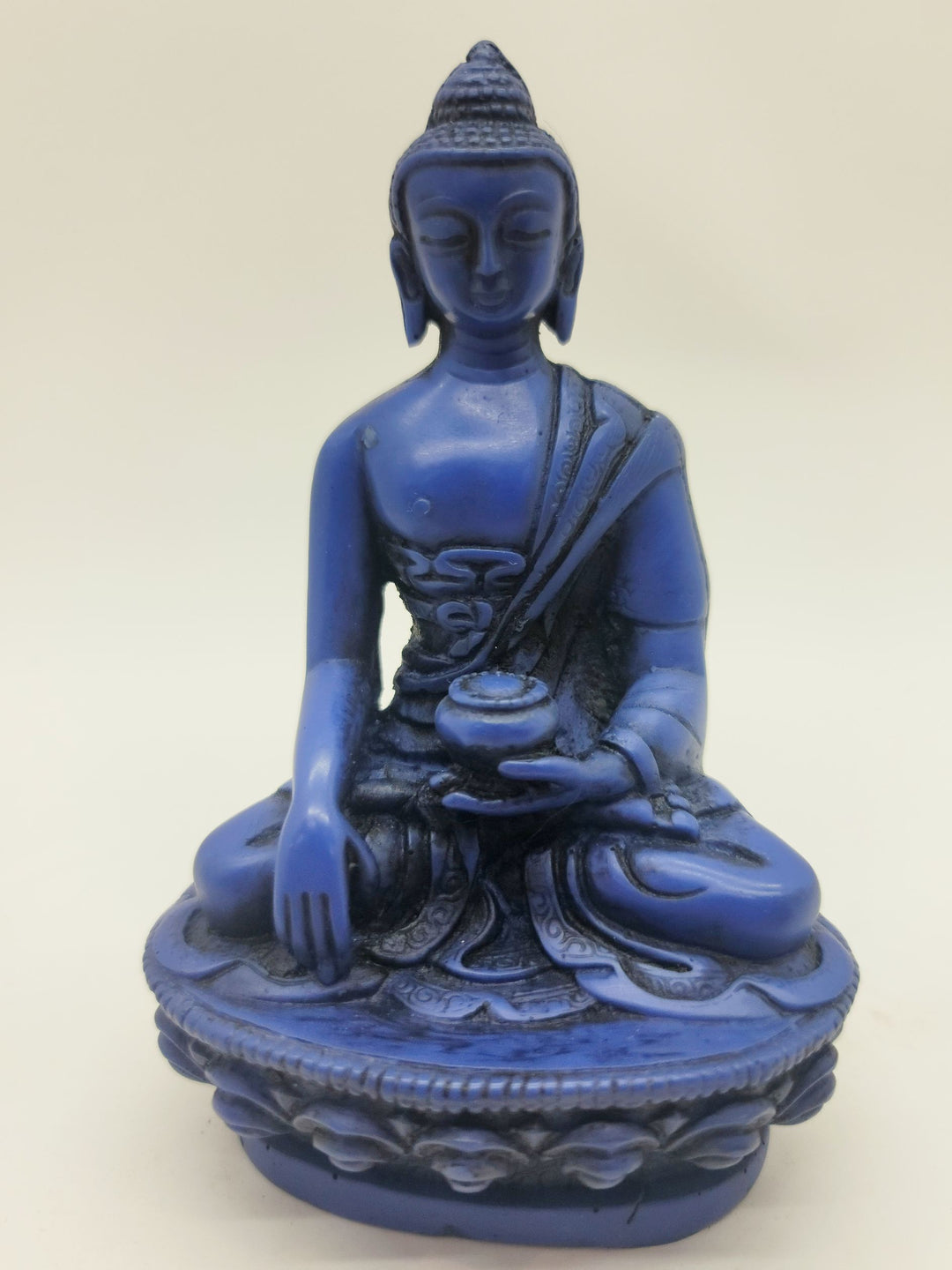 Painted Ceramic Medicine Buddha Statue
