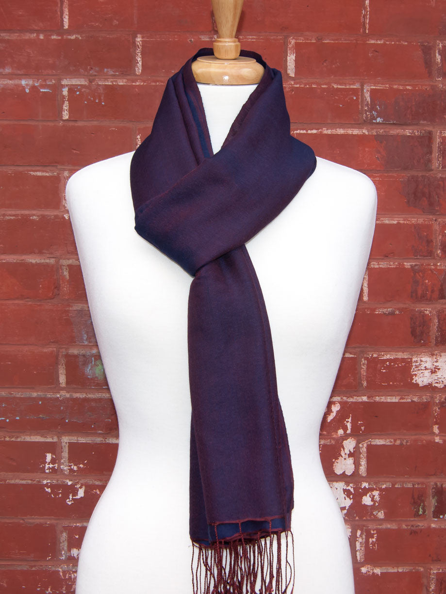 Purple Water Shawl Scarf