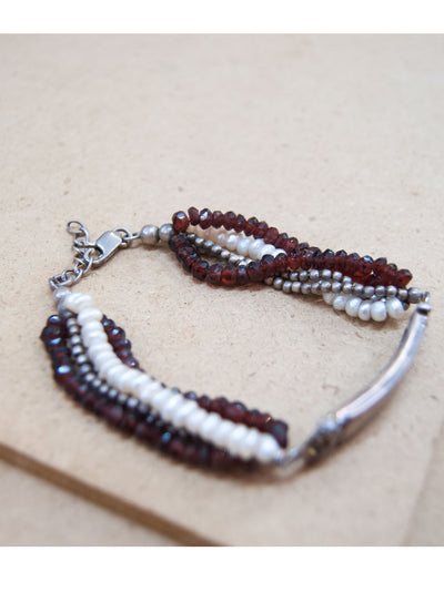 Beads Silver Bracelet