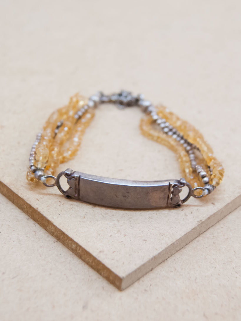 Beads Silver Bracelet