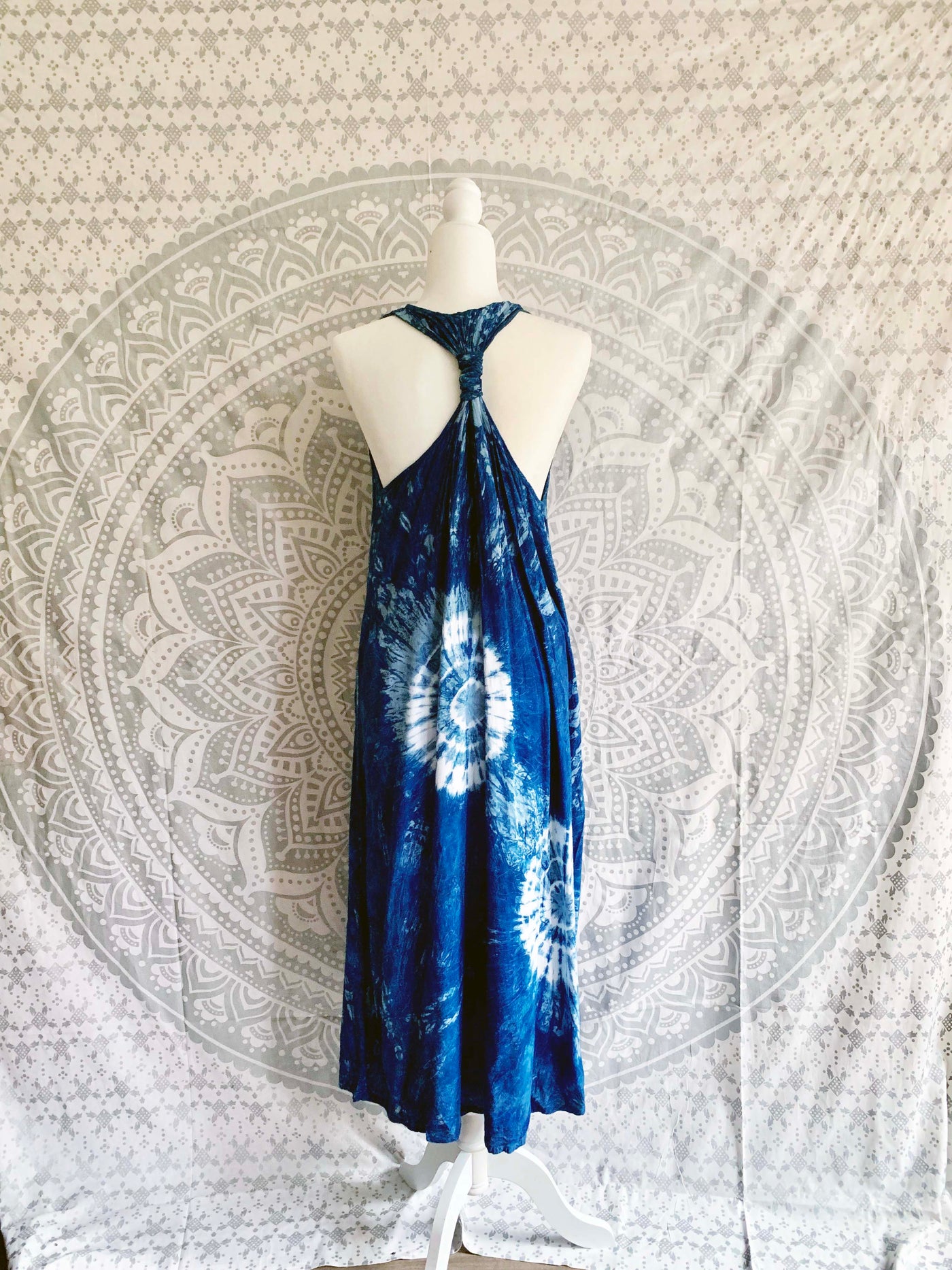 Racerback Tie Dye Rayon Dress