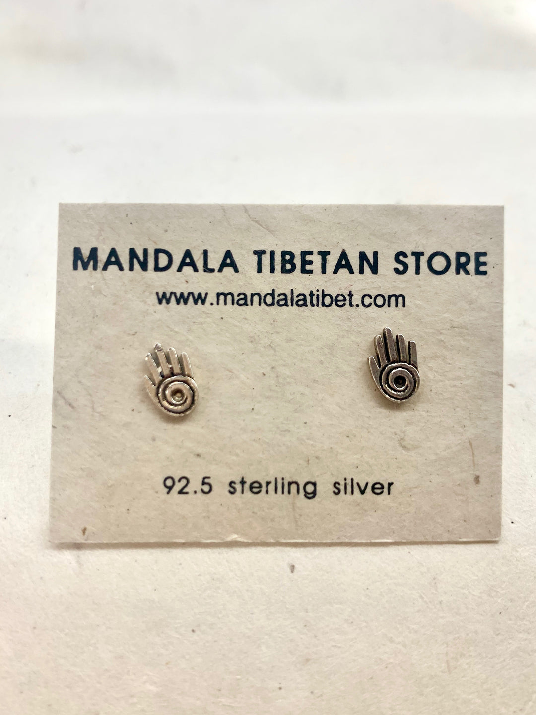 Palm Sterling Silver Stud