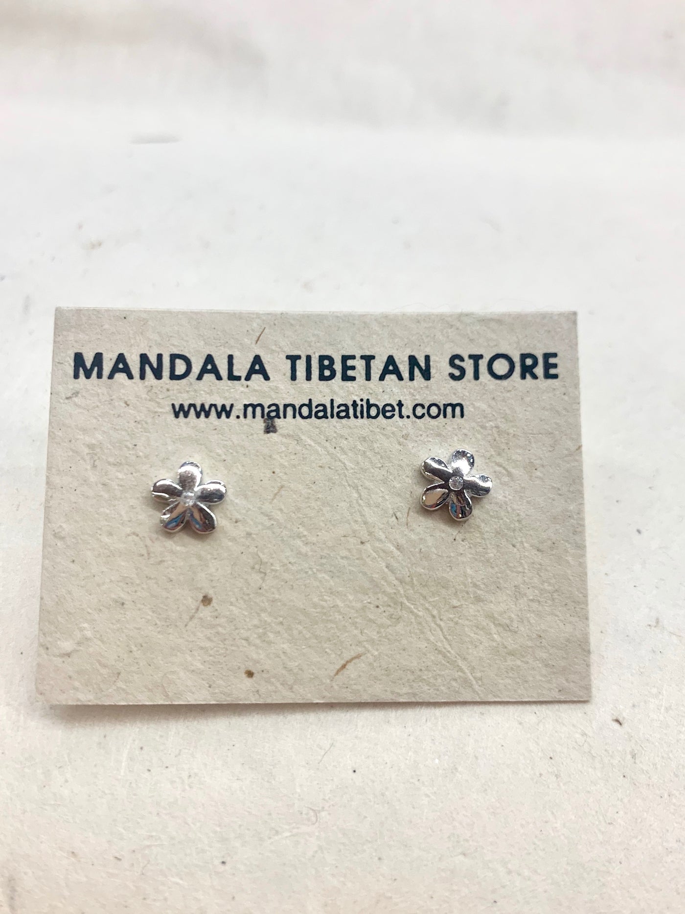 Small Flower Sterling Silver Studs