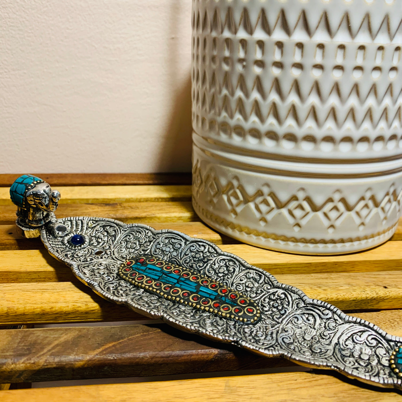 Mini Elephant Incense Burner Tray