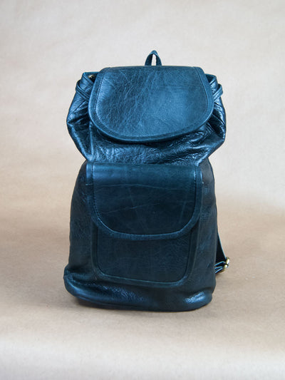 Bag - Glossy Small Leather Book Bag