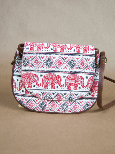 Bag - Tribal Canvas Side Bag
