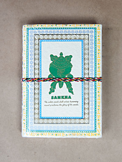 Book - Large 8 Auspicious Symbols Rice Paper Journal