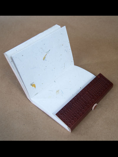 Book - Large Leather Bound Rice Paper Journal