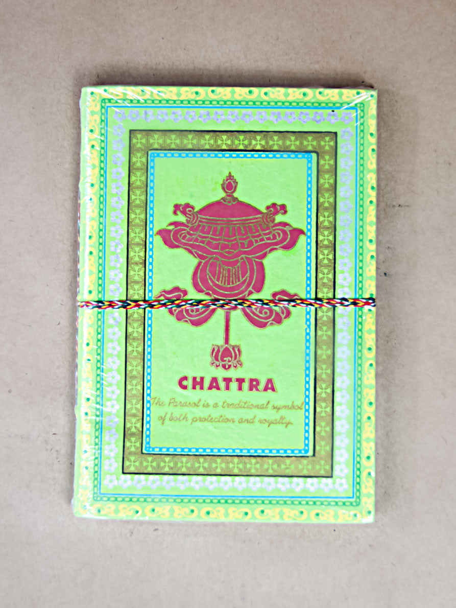 Book - Medium 8 Auspicious Symbols Rice Paper Journal