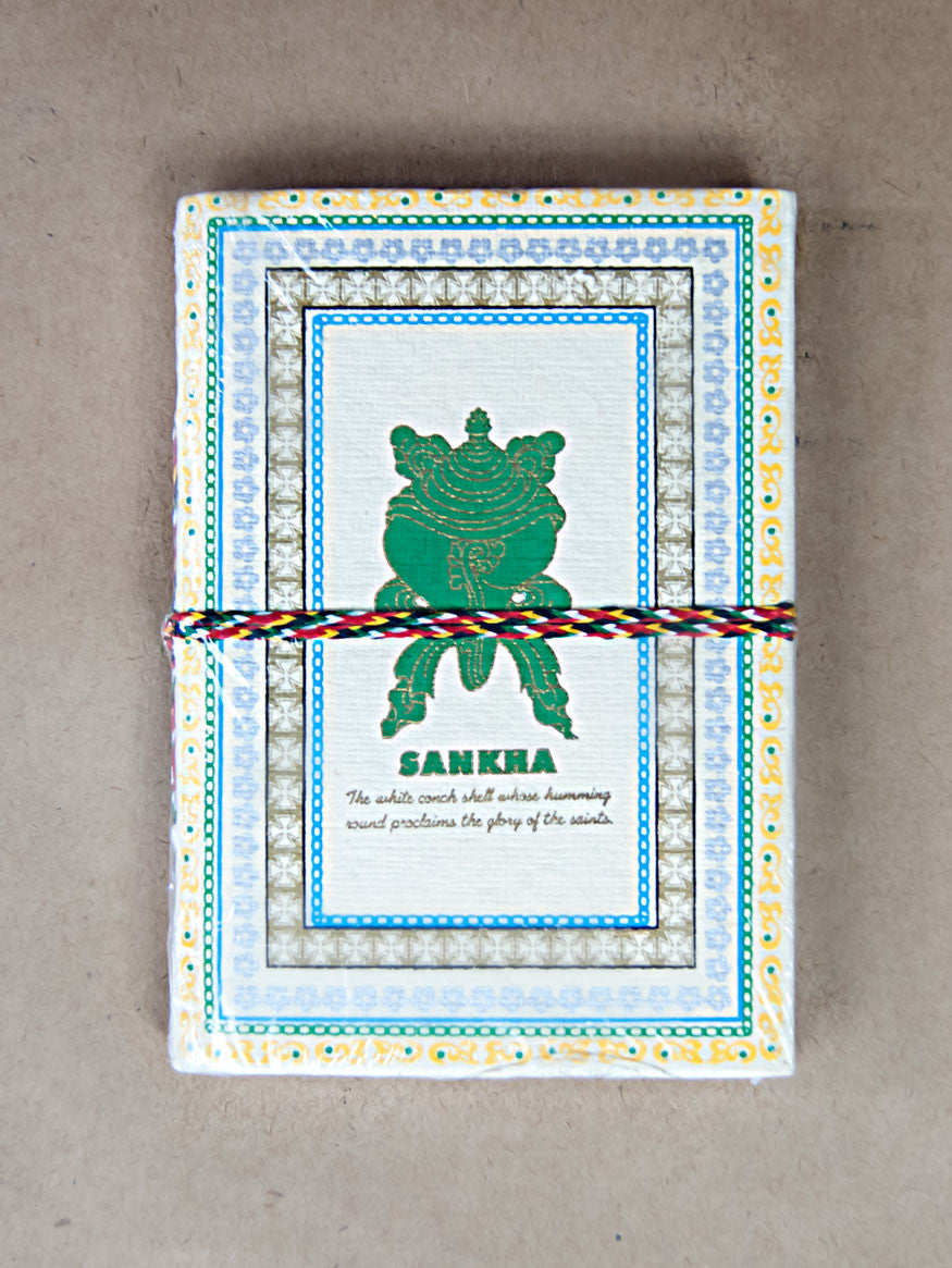 Book - Small 8 Auspicious Symbols Rice Paper Journal