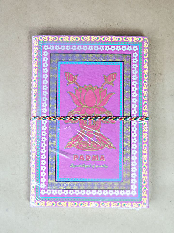 Book - Small 8 Auspicious Symbols Rice Paper Journal