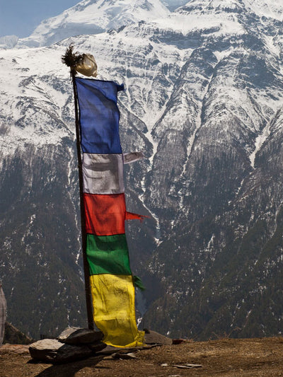 Vertical Tibetan Prayer Flags Darchok