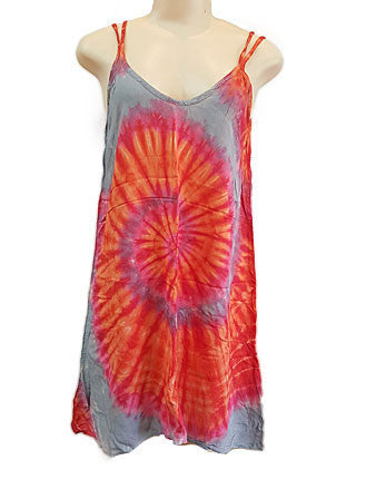 Dress - Sleeveless Strap Sun Dress