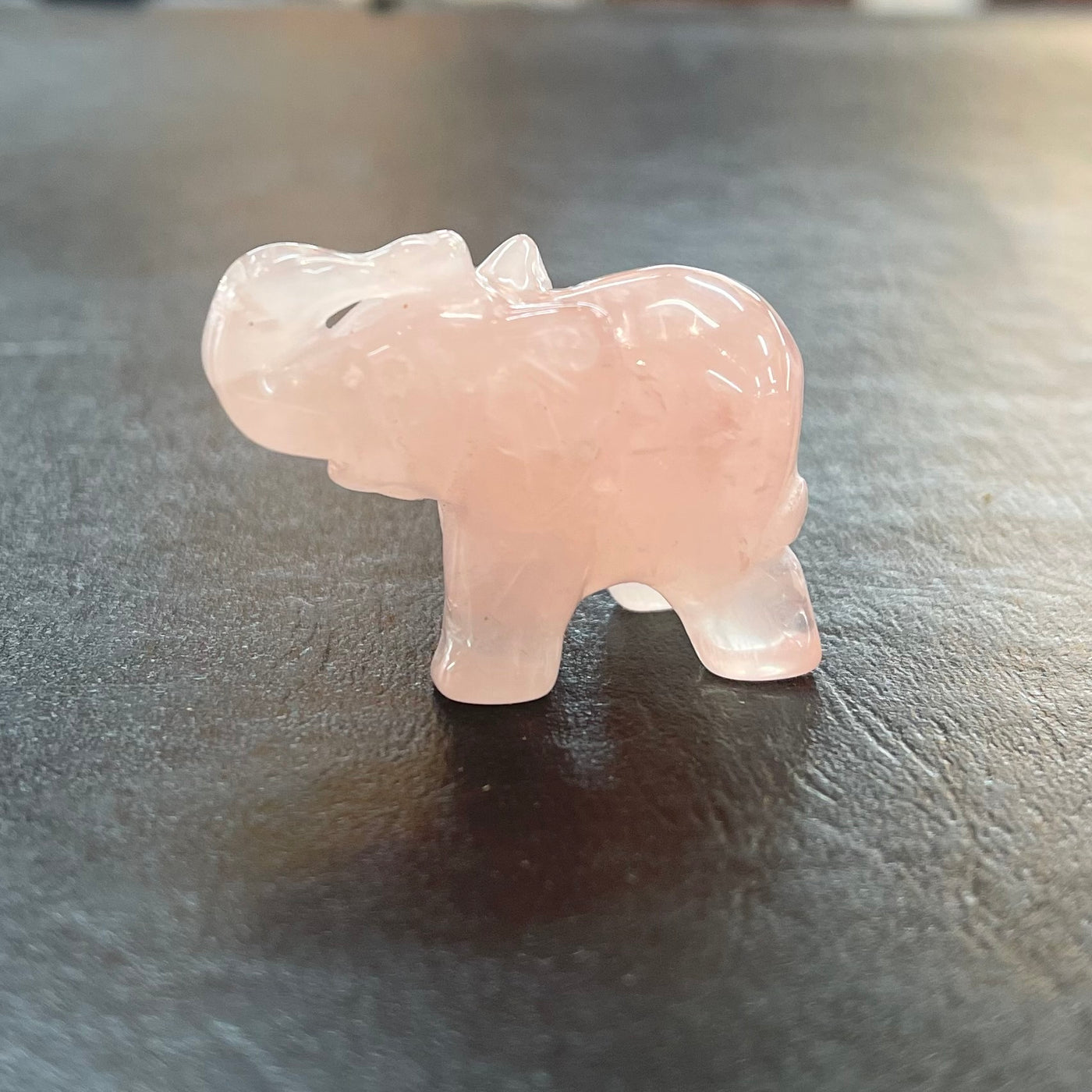 Rose Quartz Elephant