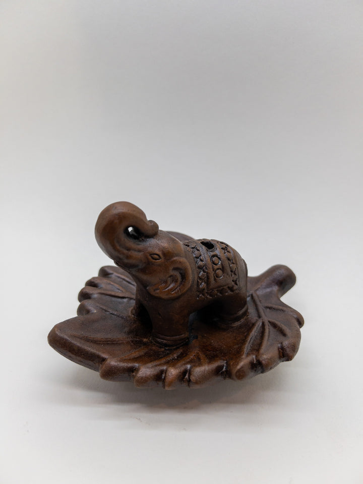 Clay Elephant incense burner