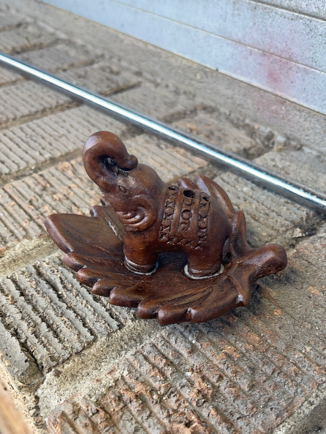 Clay Elephant incense burner