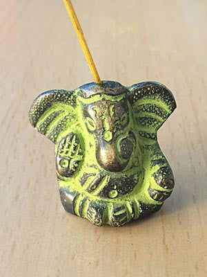Incense Burner - Ganesha Miniature Brass Incense Burner