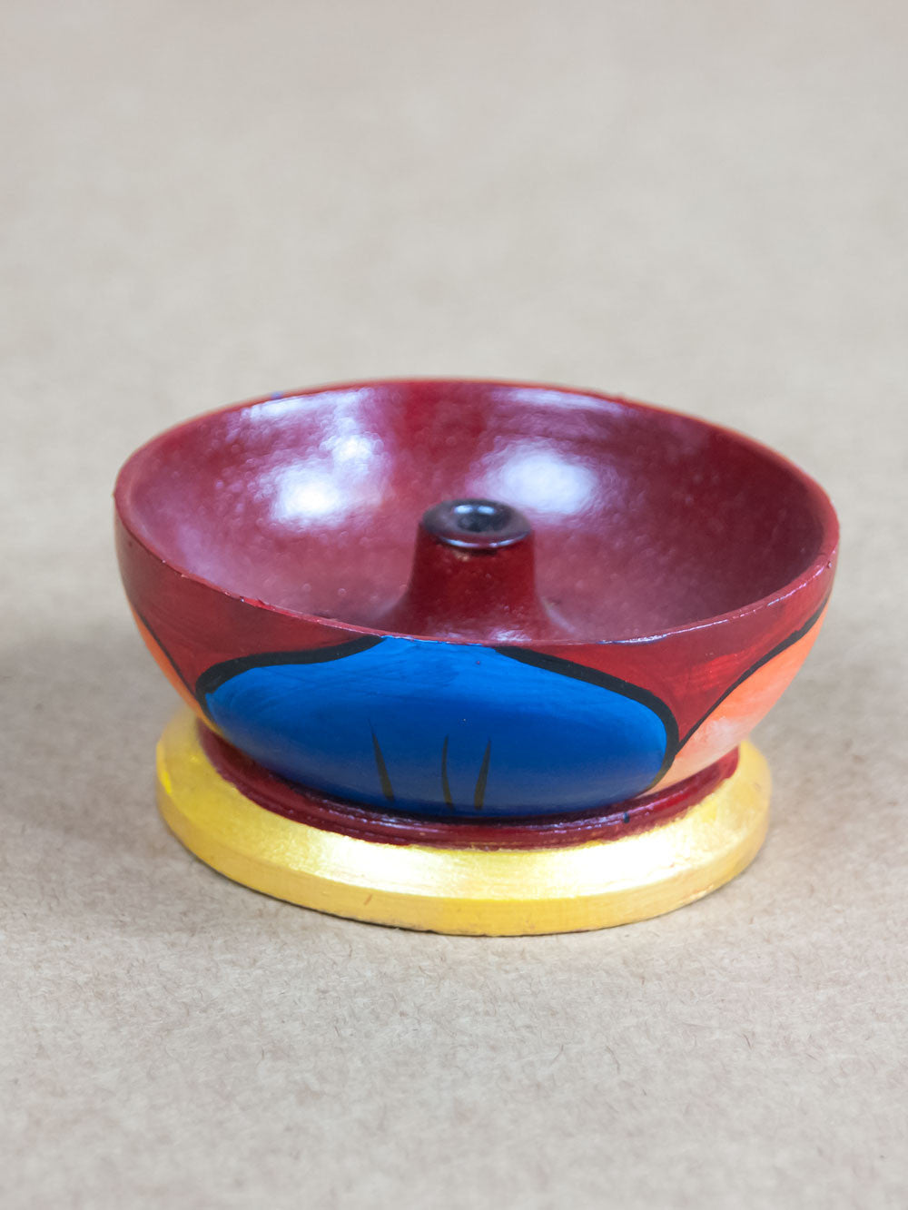 Incense Burner - Medium Wooden Lotus Burner