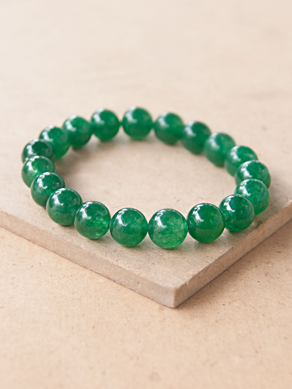 Mala Bracelet - Green Onyx Mala Bracelet