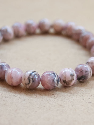 Mala Bracelet - Rhodonite Mala Bracelet