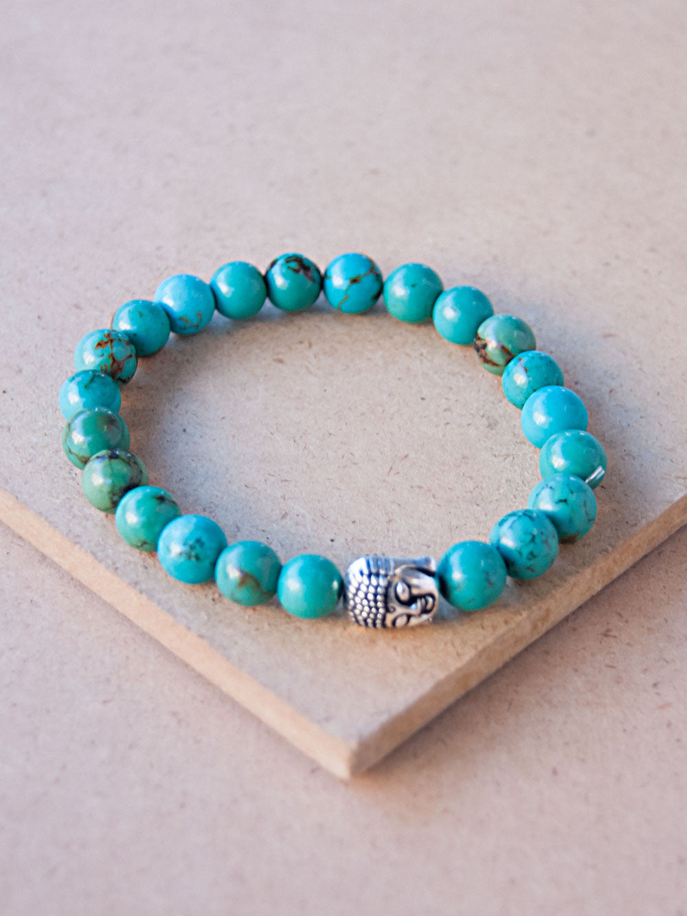 Mala Bracelet - Turquoise Buddha Mala Bracelet