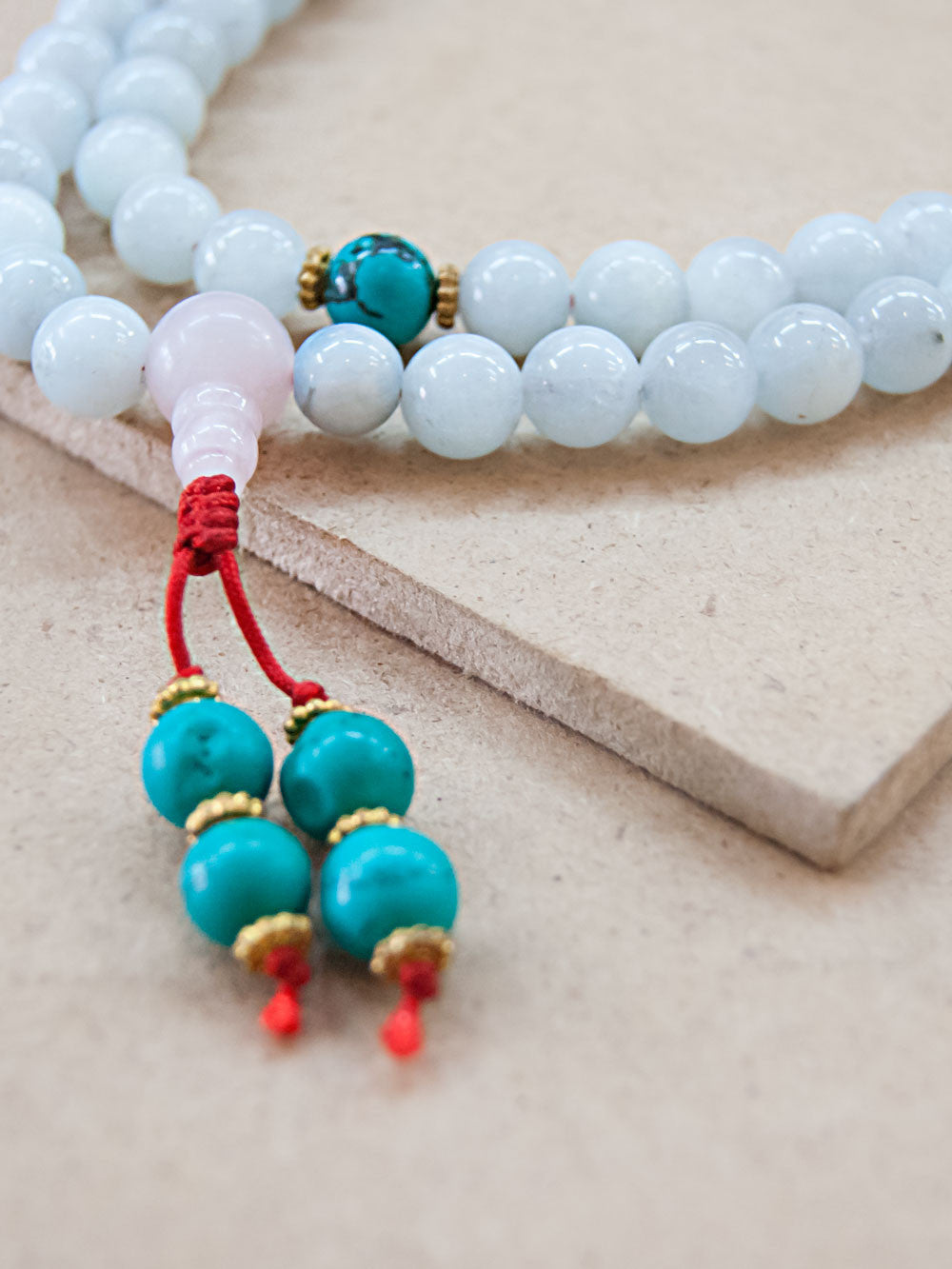 Malabead - Aquamarine Mala Bead