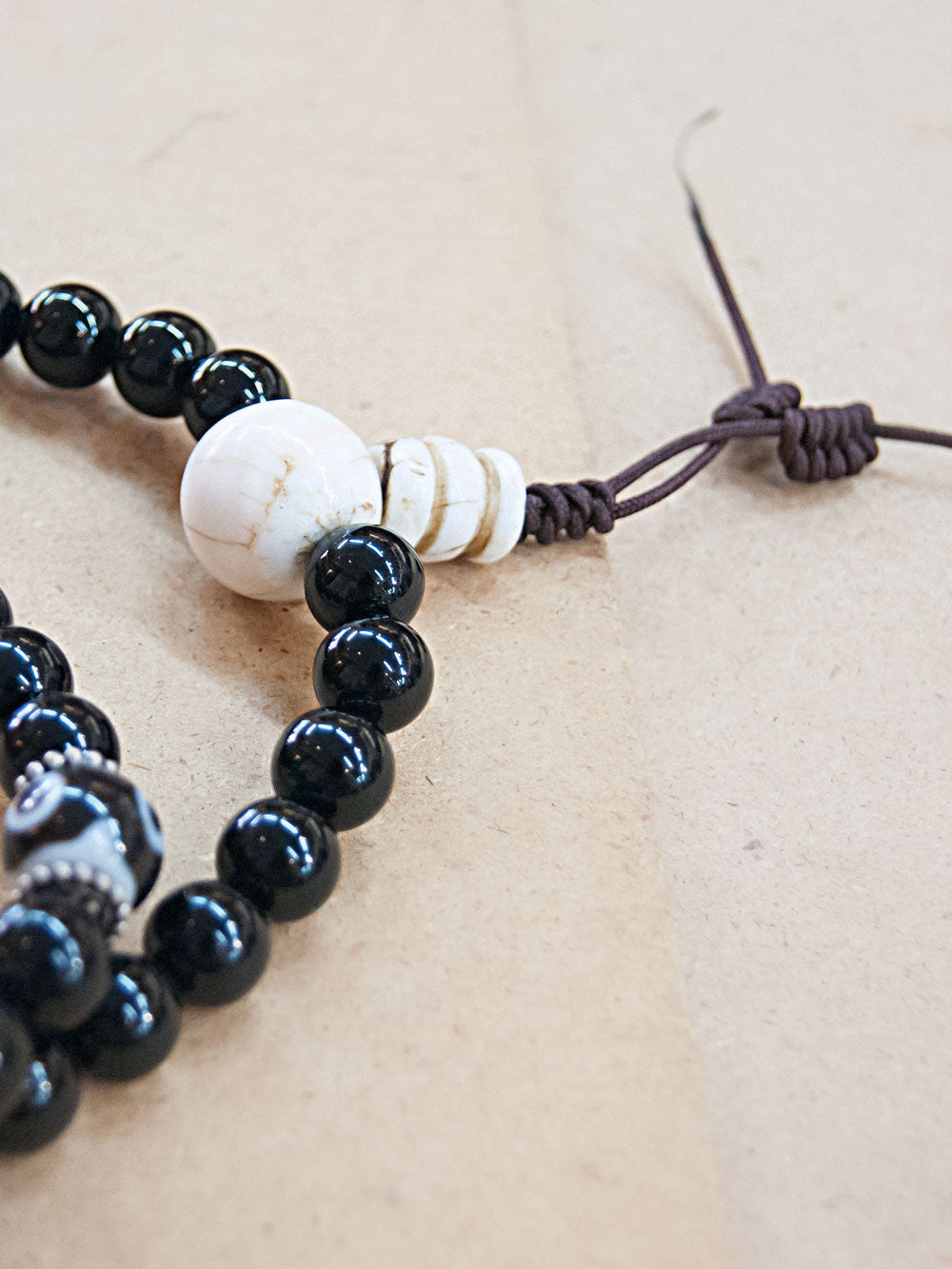 Malabead - Black Onyx With Bone Mala