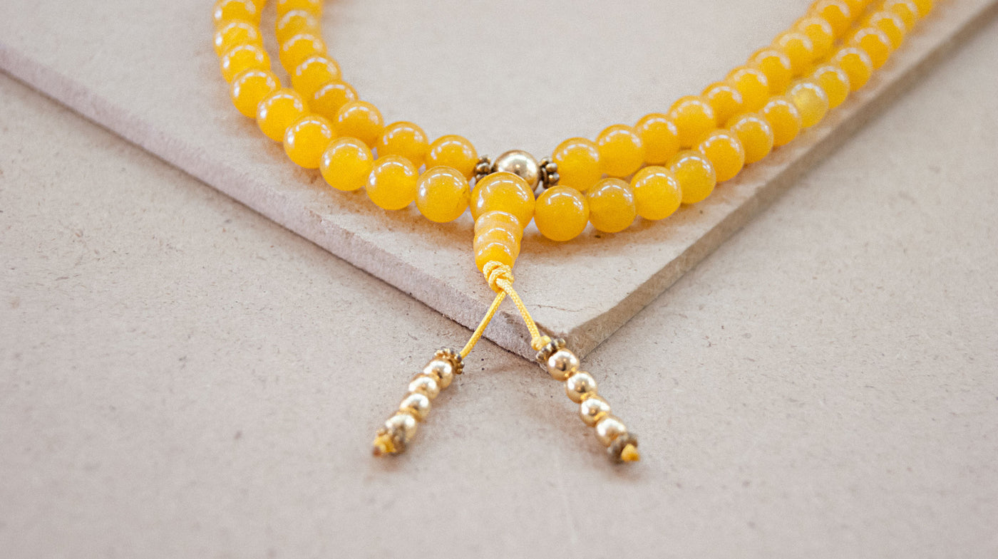 Malabead - Yellow Jade Malabead