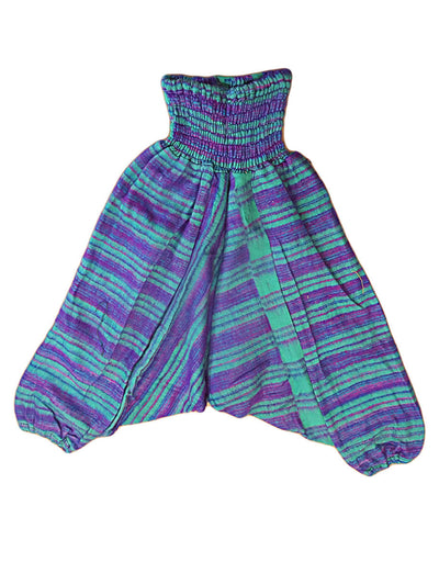 Pants - Acrylic High-Waisted Harem Pants
