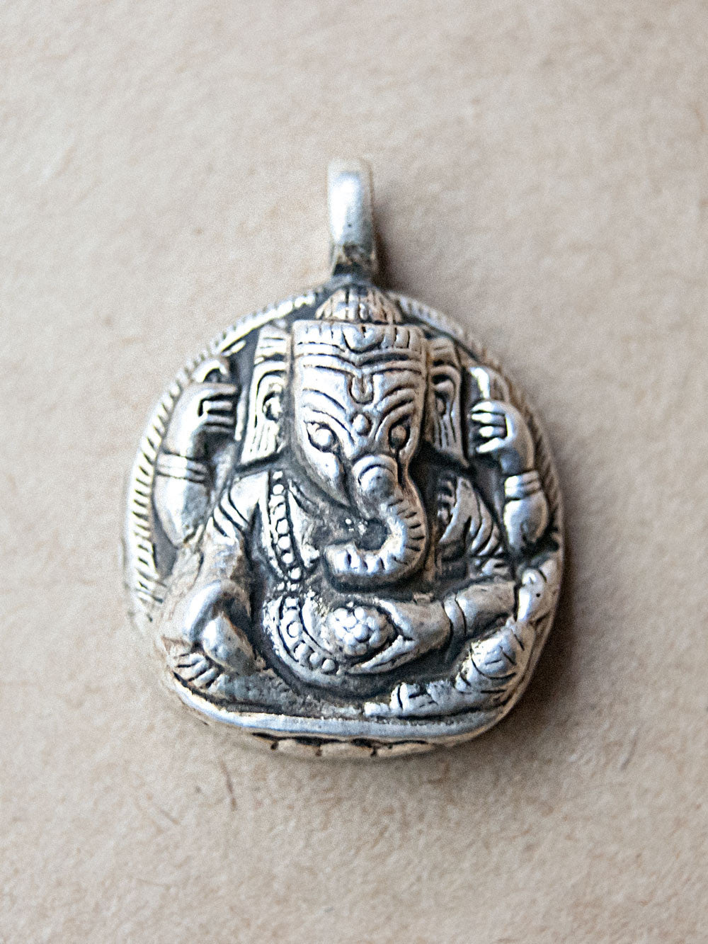 Pendant - Ganesha Silver Pendant
