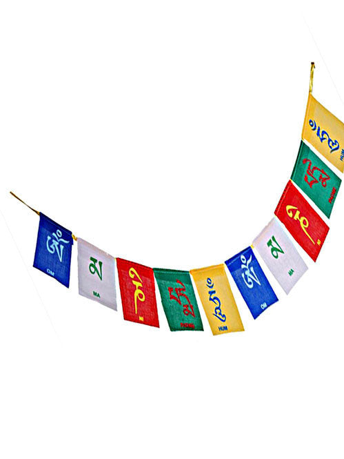 Prayer Flags - Om Mani Padme Hum Mini Prayer Flags