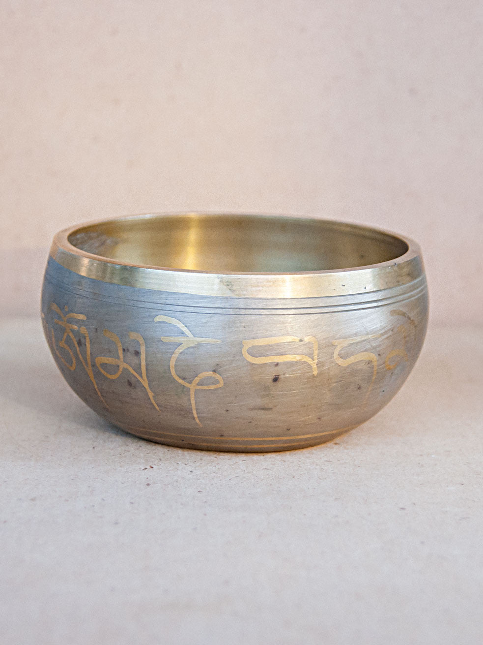 Singing Bowl - 3.5" Gold Machine Made Singing Bowl