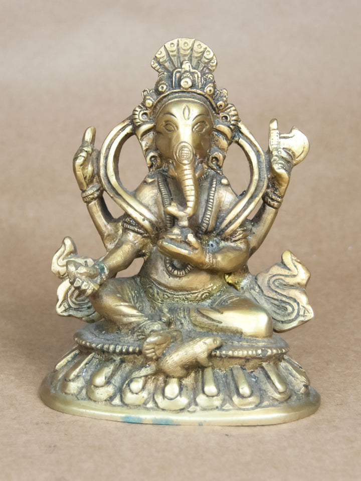 Statues - Brass Ganesha Statue