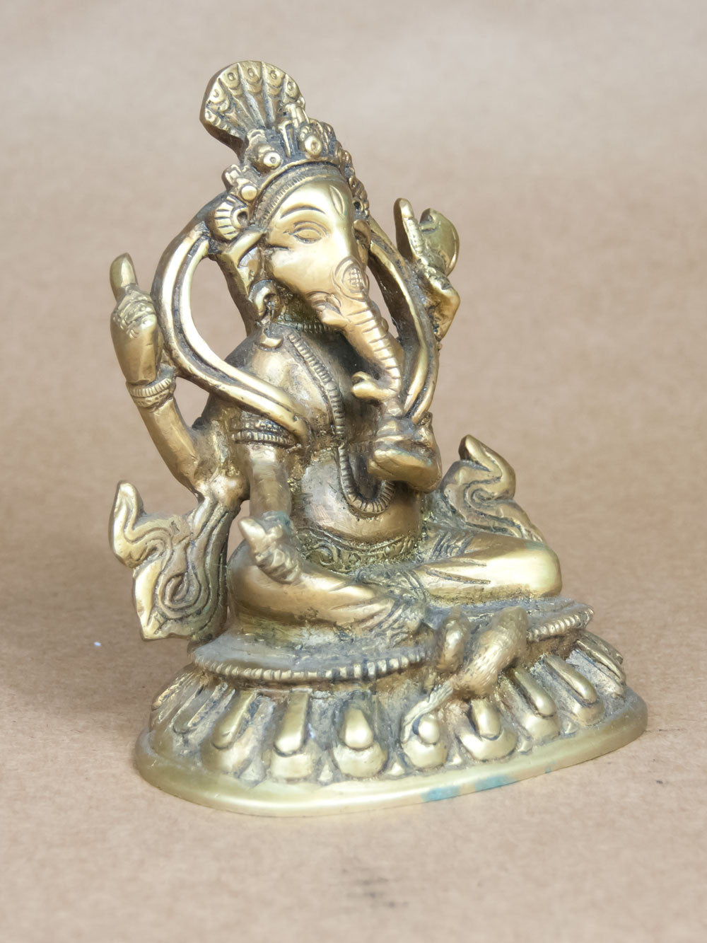 Statues - Brass Ganesha Statue