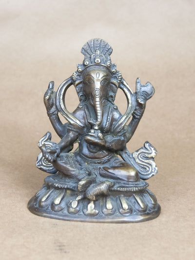 Statues - Brass Ganesha Statue