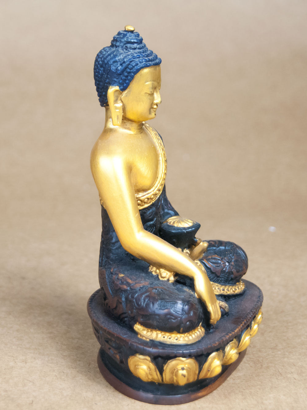 handpainted-ceramic-little-buddha-figurine-yellow-buddha-statue