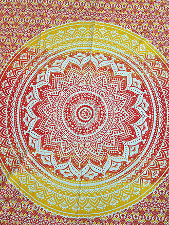 Tapestry - Twin Size Lotus Mandala