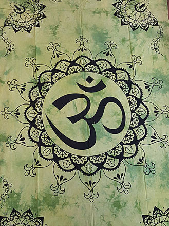 Tapestry - Twin Sized Circular Om