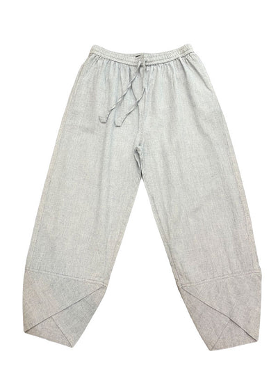 Plain Pants with cross cut